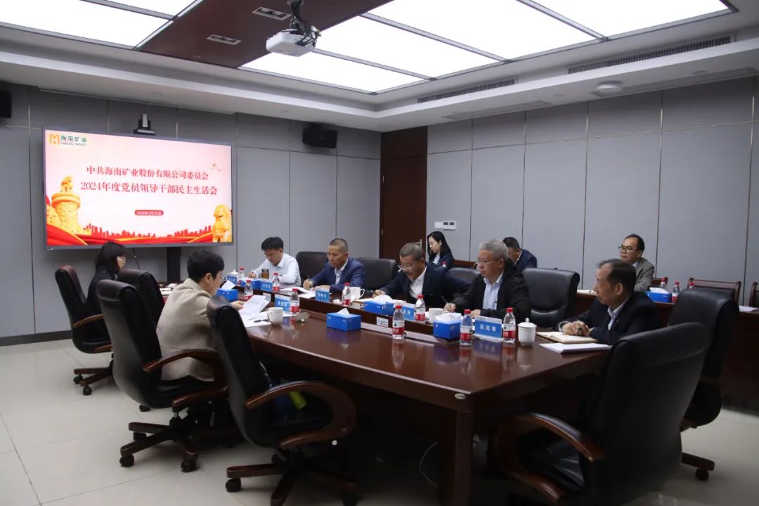 海南礦業黨委召開2024年度民主生活會